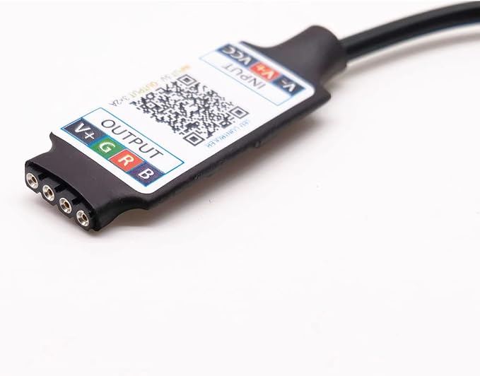 5V USB LED RGB Controller,Bluetooth Compatible APP Controller for 5V 5050 2835 RGB Strip Light TV PC DIY, Multicolor