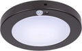 LIT-PaTH LED Flush Mount Ceiling Light, Closet Lighting Fixture with Motion Sensor and Dusk to Dawn, 10.5W, 800 Lumen, 6.2 Inch, Anti-Rust Galvanized Housing, Bronze Finish 5000K 1-Pack