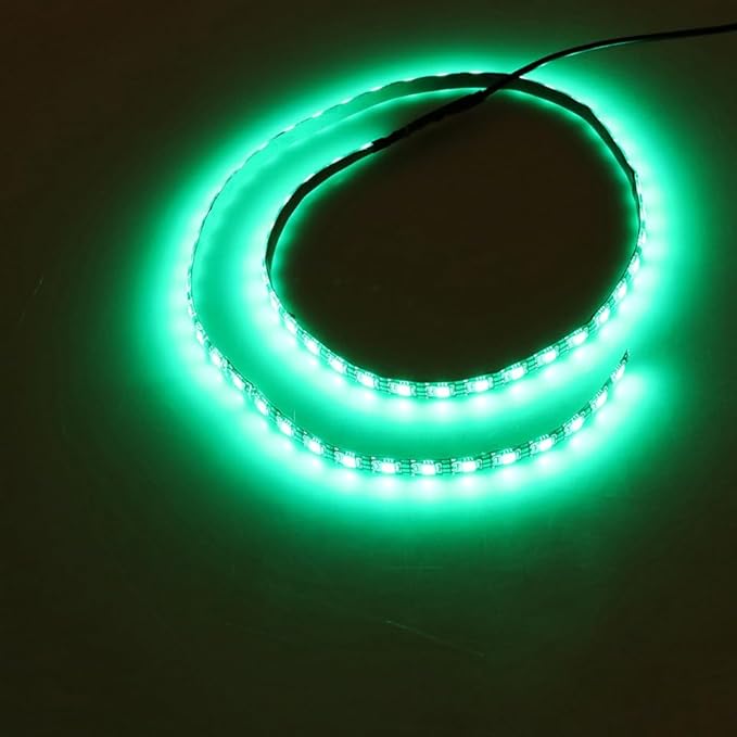Uonlytech 39.37In Waterproof Flexible RGB Led Strip Light with USB Control Cable Adhesive Backing for Tv Closet Outdoor Decorative Lighting