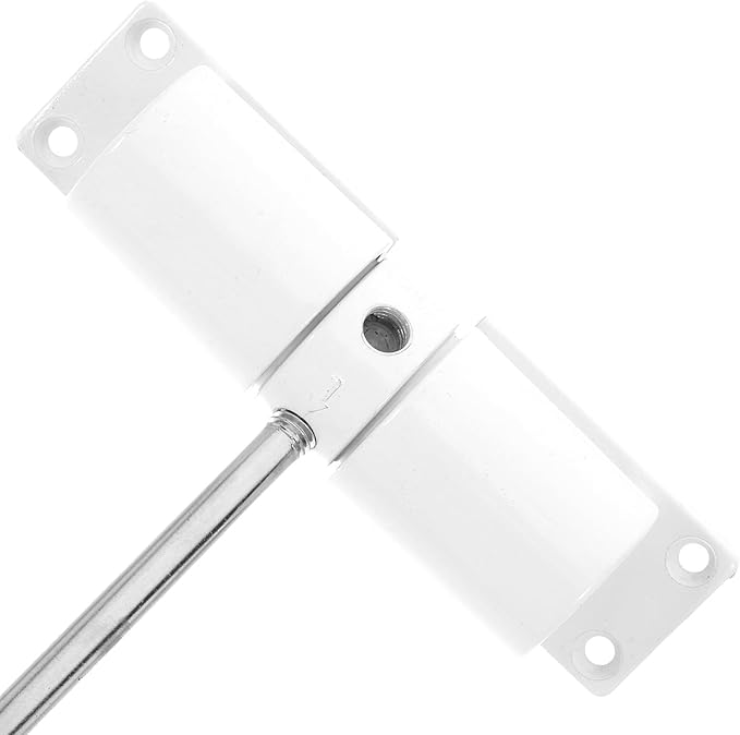 NUOBESTY Automatic Adjustable Spring Door Closer Silent Heavy Duty Aluminum Alloy for Home and Office with Pneumatic Mounting and Position Control Random Color
