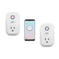 Jinvoo Smart Plug,WiFi Smart Plug,WiFi Outlet Socket Remote Control with Timer Function,Compatible with Alexa and Google Home,ETL FCC Listed,No Hub Required (2 Pack)