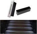 Recessed LED Step Lights Stair Light Indoor, 90-265V 3W Not Waterproof for Stairs/Decks/Steps/Door Side/Hallway/Doorway/Paths Lighting 1PCS-6000K Brushed Silver