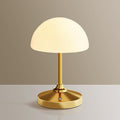 Mushroom Lamp Cordless Lamp Table Lamp,Outdoor Waterproof Shower Lamps,5000mAh Rechargeble Battery Operated Dimmable Touch Desk Lamps,LED Night Light for Bathroom Patio Camping Outdoor(Gold)