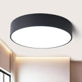 Modern Dimmable Round Black LED Large Flush Mount Ceiling Light Fixture, Mounted Ceiling Lamp Lighting Fixtures,5CCT 2700-6000K for Kitchen Master Bedroom Living Room,36W 15.74 Inch