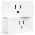 Smart Plug by Wyze Lifestyle, 2.4GHz Smart Home Wi-Fi Plug Outlet Compatible with Alexa, Google Assistant, IFTTT, 15 A, Remote Control, No Hub Required, 2-Pack, Certified for Humans