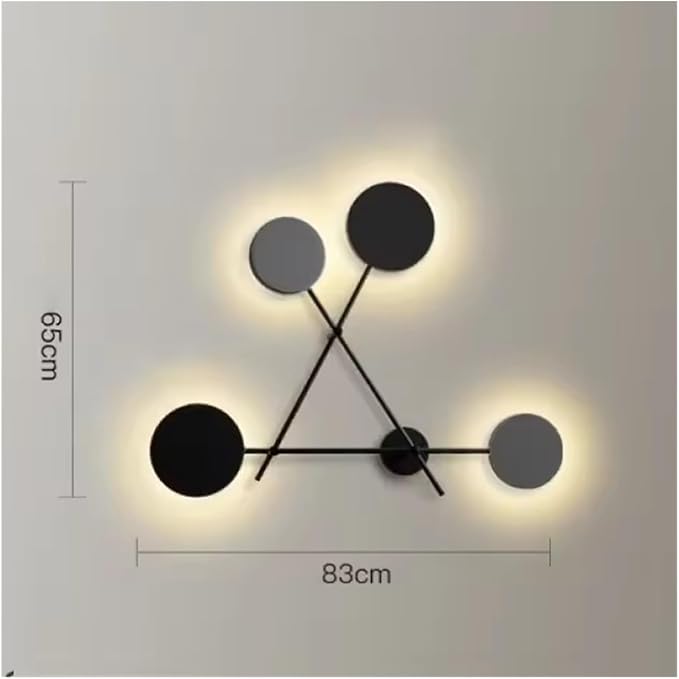 LED Wall Lamp Living Room Decoration Minimal Lamp Interior Wall Light Fixture Bedroom Wall Decoration Indoor Lighting for Home,Natural Style