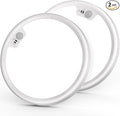 KEPLUG Motion Sensor Light Indoor Wired, 18W/1600LM Flush Mount Lighting Fixture, Round LED Light Fixtures Ceiling Mount for Stair Porch Hallway Laundry Basements, 3000k/4000k/6000k Dimmable 2 Pack