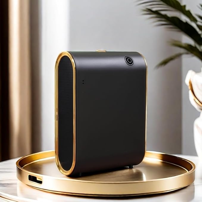 Scent Air Machine Waterless Essential Oil Diffuser - 1500 Sq Ft Coverage, Smart Cold Air Technology, Bluetooth Hotel Collection Diffuser for Home & Commercial Use (Black)