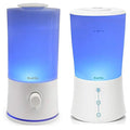BlueHills Premium 2000 Ml Set of 2 Large Essential Oils Diffusers for Large Rooms Big Capacity Models Adjustable Cool Mist Great Gift – Value Pack of 2 White