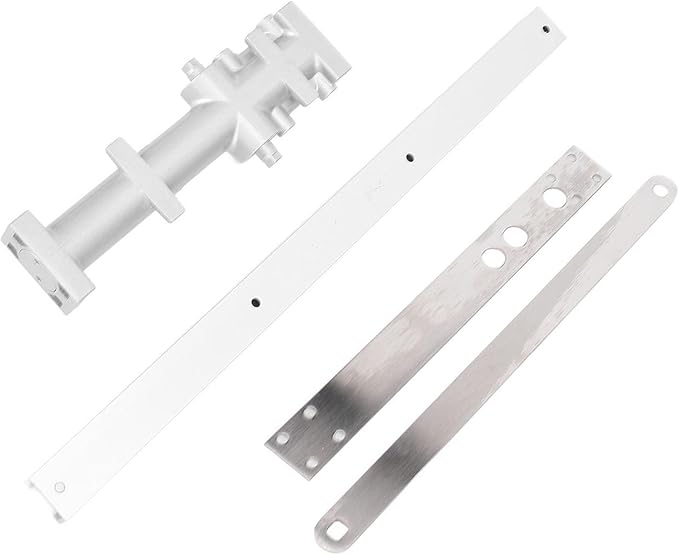 Automatic Door Closer Heavy Duty Adjustable Speed Hydraulic Spring Door Closer for Commercial Residential Use Aluminum Alloy 1100mm Width 40 65kg Capacity