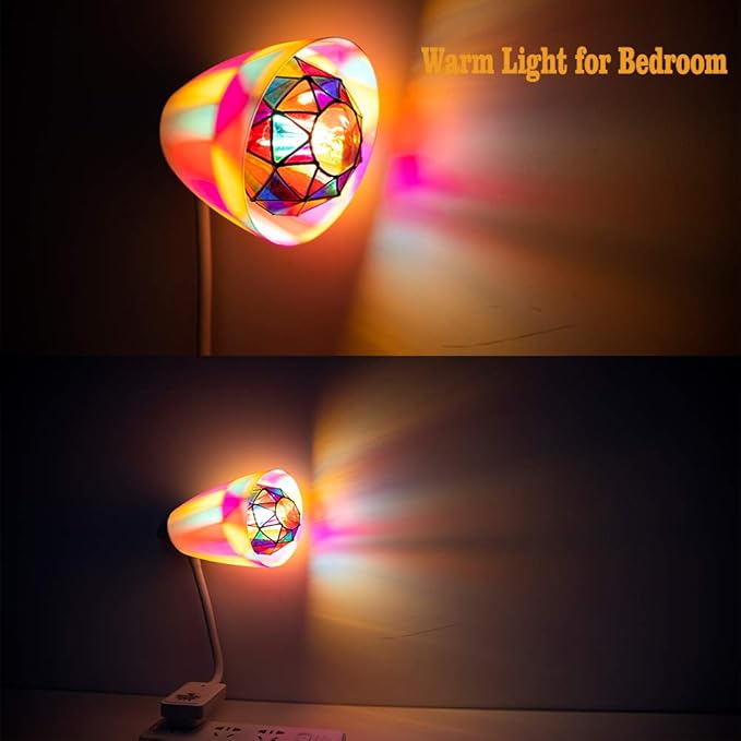 I-SHUNFA Stained Glass Edison LED Light Bulb, E26 Standard Base 6 Watts Heatless G95 Globe Shape LED Light Bulbs for Home Party, Recreation Room,Balcony,Garden,Christmas Decoration（Non-dimmable ）