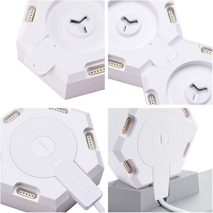 Yescom 11Pack WiFi Smart LED Light Kit DIY Night Lamp Voice Control 16 Million Color Compatible with Alexa Google Home