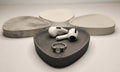 Tear Drop Trinket Tray, Concrete, Modern Decor, Gift, Jewelry Holder, Organizer, Contemporary Design, Home Goods, Minimalist (Mint)