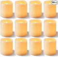 Homemory 100Pack Flickering Flameless Votive Candles, 200+Hour Electric Fake Candles, Battery Operated LED Tealight for Wedding, Outdoor, Table, Festival (Amber Yellow,Battery Included)