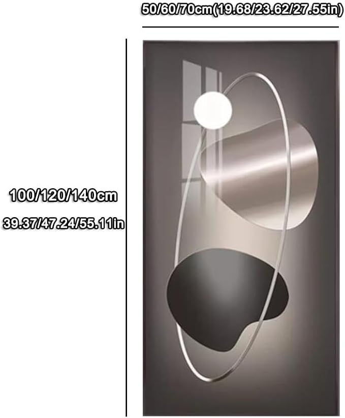 LED Illuminated Zen Stones Wall Sculpture Art for Home Entrance, Hallway, Living Room, and Bedroom Decor