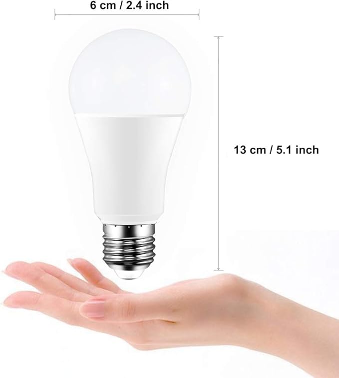 ILC LED Color Changing Light Bulb, 120 Colors, 5700K Daylight White, 70 Watt Equivalent with Remote Control RGBW RGB Daylight and White – Timing Function - A19 E26 Edison Screw (2 Pack)