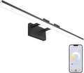 SOLFART Adjustable Color Temperature Dimmable Bathroom Light Fixtures Vanity Light Black LED Bathroom Vanity Light Over Mirror 39.4 Inch APP Control Modern Light