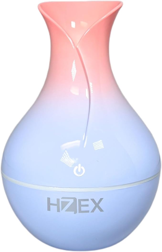 Spiral Essential Oil Diffuser with 7 Color Changing Lights and 5V USB Cable for Home Office, 130ml Mist Humidifier Silent Aroma Diffusers, Variant Colors (Twist)