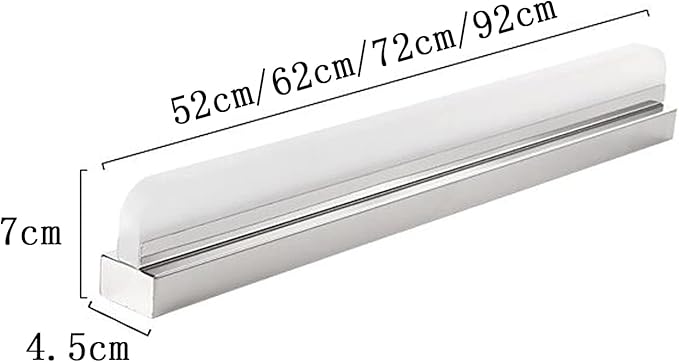 Vanity Lighting LED Mirror Front Light, Stainless Steel Waterproof Anti-Fog Bathroom Vanity Light, Modern Minimalist Acrylic Lamp Make-up Lamp Wall Lamp Bath Lights