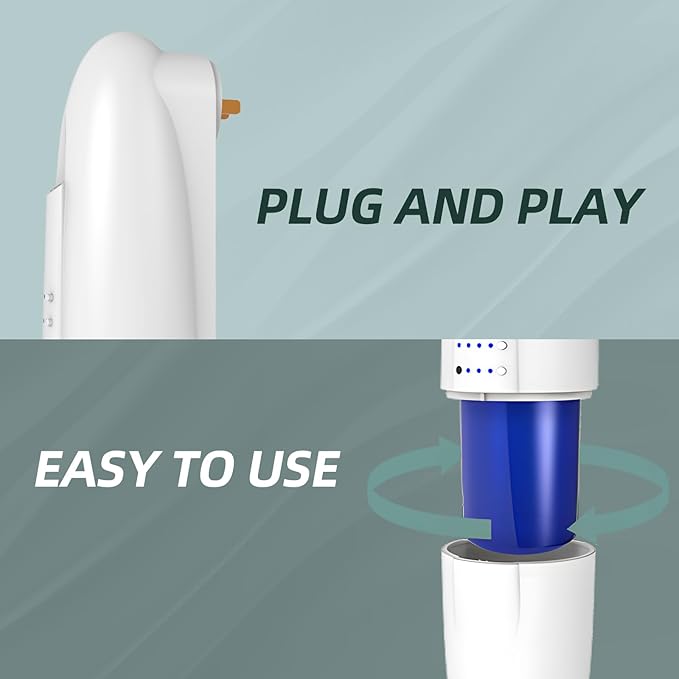 Waterless Nano Scent Air Machine for Home, Plug-in Cold-Air Essential Oil Diffuser, Luxury Hotel Fragrance Atomizer, Professional Aromatherapy Device for Large Room & Office, 100ml, White