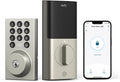 eufy Security Smart Lock C30, Keyless Entry Door Lock, Built-in WiFi Keypad Deadbolt for Front Door, No Bridge Required, Easy Installation, App Remote Control, Reliable Power, BHMA Grade 3, Nickel