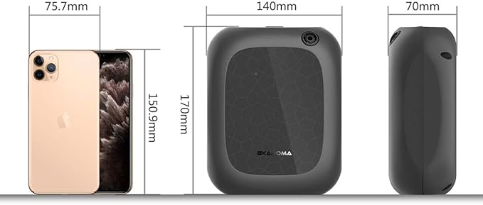 Fragrance Aroma Scent Collection Diffuser - Area 5300 sq ft, Business, Home, Bluetooth Control, Large Bottle, X200 Black, DIFFMELY