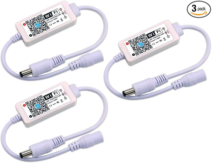 Smart Single color LED lights Strip Controller WiFi Bluetooth light 5050 2835 Control box compatible with alexa google home siri(3)