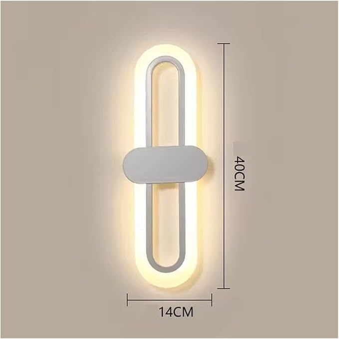 Modern Minimalist Living Room Background Wall Led Three-Color Light-Changing Wall Lamp Simple Aisle Balcony Lamp,Contemporary