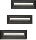 ZONK LED Step Lights 110-240V OutdoorIndoor Stair Lights, Waterproof IP65 2W 4000K Lighting for Stairs, Hallway, Pathway, Porch (Non-Dimmable, Easy Install), 3Pack