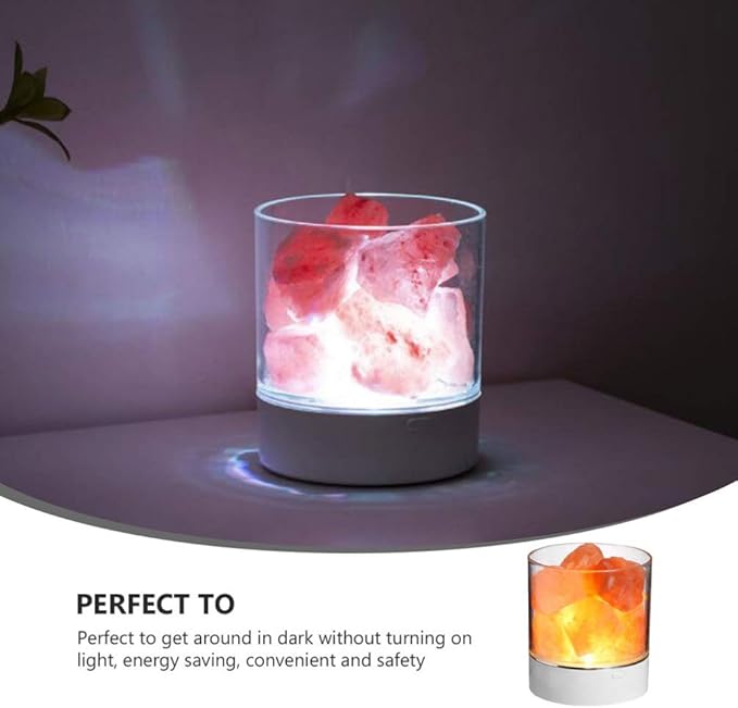 1pc USB Powered Adornment Naturally Shaped Light Decoration for Home Bedroom Office Yoga Room Soothing Anion Emitting for All Ages