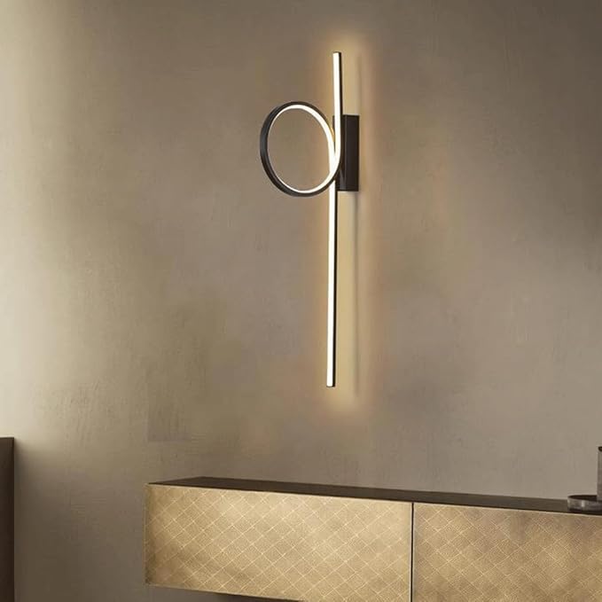 Minimalist Art Line Wall Light LED Modern Minimalist Background Decoration Fixture for Bedroom Study Hallway Corridor Stylish Atmosphere Lighting ﻿ ﻿