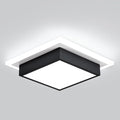 Modern LED Ceiling Light, Kitchen Ceiling Light, 6000K Cold White Flush Mount Ceiling Lamp, Square Hallway Lighting Fixtures for Living Room Bedroom Bathroom Kitchen