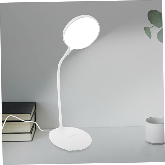 Eye Caring LED Desk Lamp with Touch Control USB Rechargeable Dimmable Reading Light for Office Study and Bedside Use Color Temperature Table Lamp for College Desks