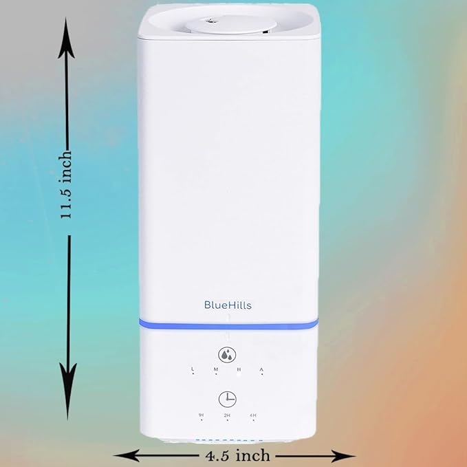 BlueHills Premium Set of Two Large 3000 ML and 2000 ML XL Essential Oil Diffusers Humidifier Combo for Large Room Home with Décor LED Lights Great Gift – Value Pack of White