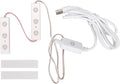 Dioche Vanity Mirror Lights, String Light Bars Ultra Bright White LED, Adjustable Brightness, USB Plug in, Makeup Vanity Table & Bathroom (2 Strings)