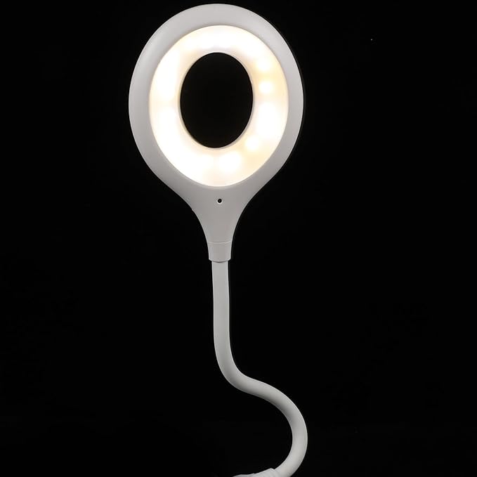 Gadpiparty 2pcs Voice Control USB Reading Flexible Gooseneck Led Light for Bedside Reading Soft Night Light Smart Voice Activation for Bedroom Office and Study Use