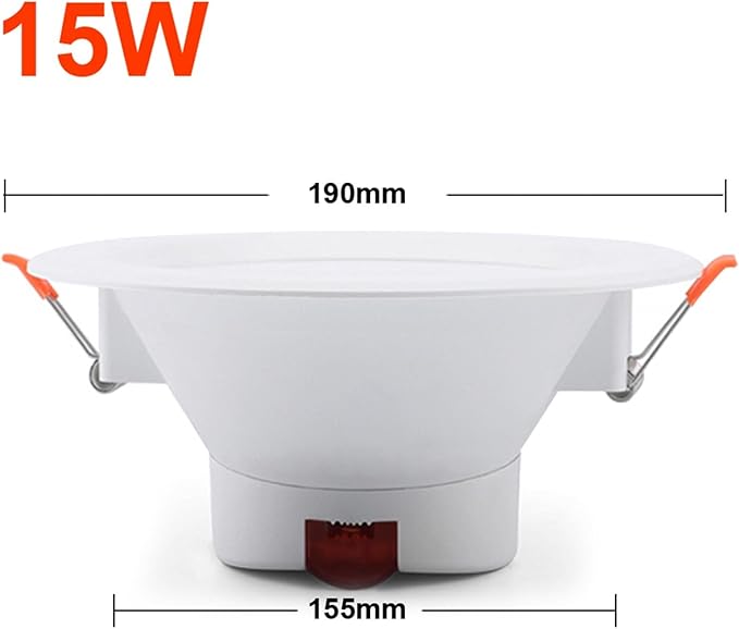 LED Downlight Tuya Smart WiFi Ceiling Light Dimmable RGB+CW+WW Spotlight Lamp Voice Control(1 Piece,15W)