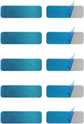 10 Pack Under Cabinet Lights Mount Metal Plates Adhesive Backing Sticky Iron Strips Sticker for Magnetic Under Cabinet Lighting Rechargeable Motion Sensor Lights Wireless Under Counter Light