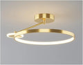 Design LED Ceiling Light Smart Remote Control Living Room Round Corridor Hallway Indoor Lighting Decoration,Luxury