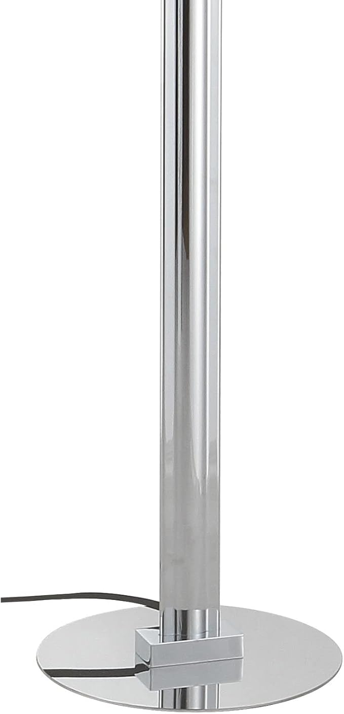 Eyely EYL7011A Liam 68" Integrated LED Metal Floor Lamp for Reading Room, Living Room, Office, Bedroom, Minimalistic, Modern, Contemporary, Chrome