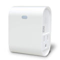 Z-Wave Outlet Plug-in Socket, Smart Plug, 1 On/Off Outlet & 1 Alway On Outlet, Z Wave Hub Required, Built-in Repeater, Works with SmartThings, Wink, Alexa, Google Assistant