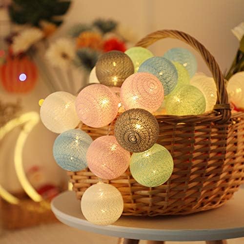 LED String Lights Battery Powered Snowfake Lights 16ft 40 LED Christmas Decorative Fairy Lights for Home,Holiday Party,Patio Yard,Wedding, New Year, Garden Décor,Indoor,White (Macaron)