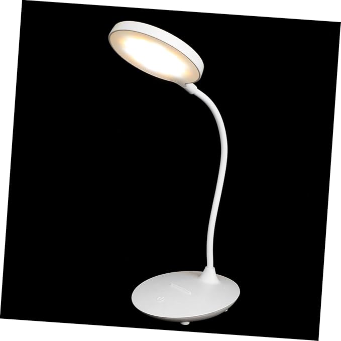 Eye Caring LED Desk Lamp with Touch Control USB Rechargeable Dimmable Reading Light for Office Study and Bedside Use Color Temperature Table Lamp for College Desks