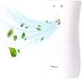 Automatic Air Freshener Spray Dispenser, Custom Timing (Day/Night/24H, 7.5/15 min interval), Wall Mounted or Free Standing, for Home and Commercial, Compatible with Glade Refill Can, White, Milas-D