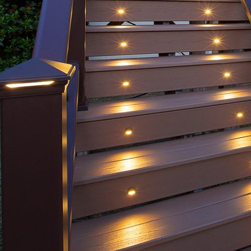LED Stair Light- Classic White, (4- pack), WTRISERLED4PKC