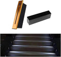 Recessed LED Step Lights Stair Light Indoor, 90-265V 3W Not Waterproof for Stairs/Decks/Steps/Door Side/Hallway/Doorway/Paths Lighting 1PCS-3000K Brushed Gold