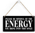 Black Spiritual Meditation Room Decor - Inspirational Spa Wall Decor Wood Plaque Sign - Positive Affirmations Hanging Door Sign for Home Office Yoga