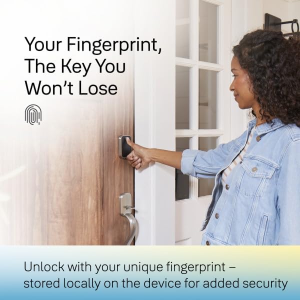 Yale Assure Lock 2 Touch Deadbolt, Oil Rubbed Bronze Smart Keyless Entry Door Lock with Z-Wave (ZW3) Connected Touch Keypad and Fingerprint Scanner, YRD450-F-ZW3-0BP