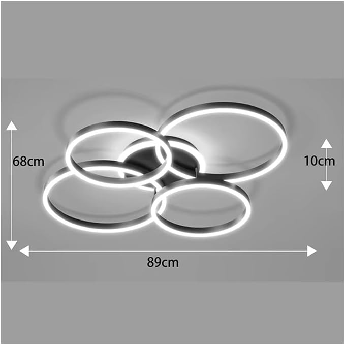 Nordic Decoration Home Bedroom Decor Smart led Lamps Ceiling Lights for Living Room Indoor Lighting, Luxury(Warm White,68 x 89 cm)