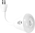 Motion Sensor Bright LED Night Light 6W 6500K Plug in Wall AC Outlet Indoor Directional Flexible Dusk to Dawn Motion-Activated Adjustable Neck Light for Garage Hallway Basement Bathroom